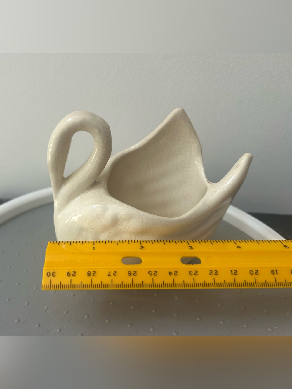 Swan Planter Decor Home Art Vintage Ceramic Pot MCM Bird - Picture 7 of 8